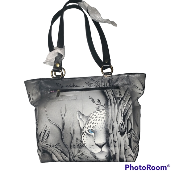 NWT Anushka Cleopatra's Leopard Tote Bag - Picture 4 of 4